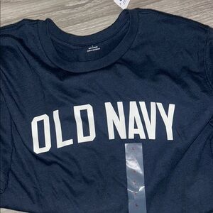 Old Navy Navy Blue Graphic Tee